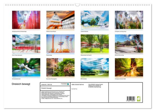 Produktbild: Dreieich bewegt (Wandkalender 2026 DIN A2 quer), CALVENDO Monatskalender