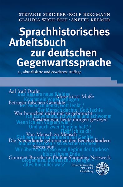 Produktbild: Sprachhistorisches Arbeitsbuch zur deutschen Gegenwartssprache
