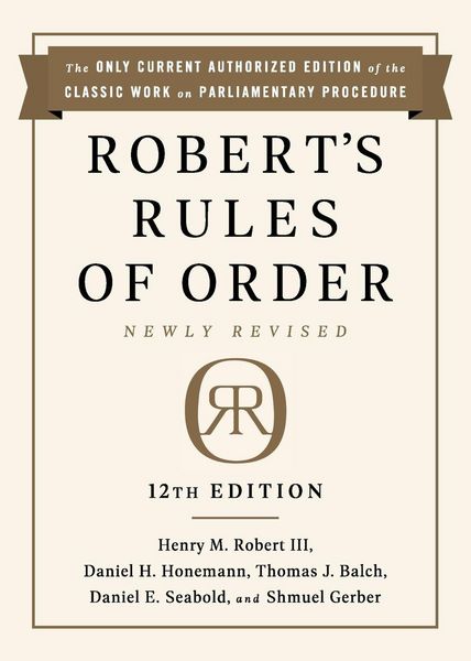 Produktbild: Robert's Rules of Order Newly Revised, 12th Edition