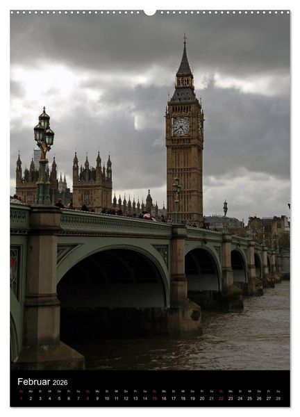 Produktbild: London - Impressionen (hochwertiger Premium Wandkalender 2026 DIN A2 hoch), Kunstdruck in Hochglanz