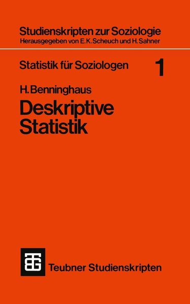 Produktbild: Statistik f&uuml;r Soziologen 1