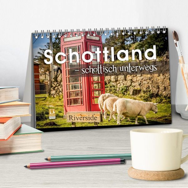 Produktbild: Schottland &ndash; schottisch unterwegs (Tischkalender 2026 DIN A5 quer), CALVENDO Monatskalender