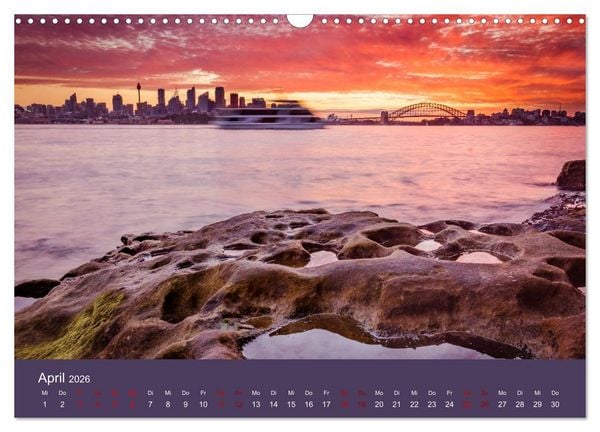 Produktbild: Down Under - Eine Reise durch Australien (Wandkalender 2026 DIN A3 quer), CALVENDO Monatskalender
