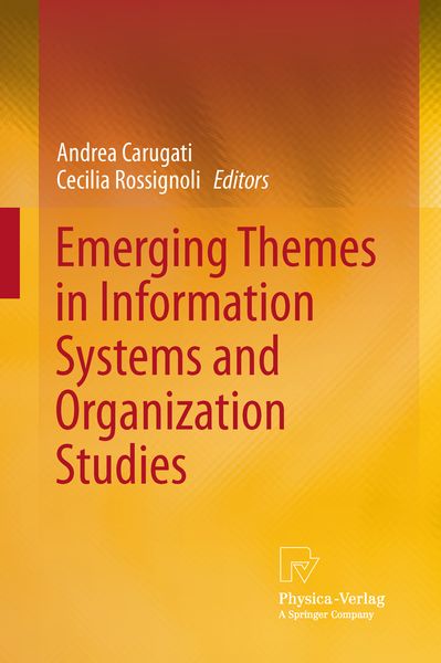 Produktbild: Emerging Themes in Information Systems and Organization Studies