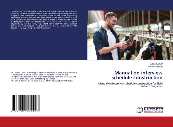 Produktbild: Manual on interview schedule construction