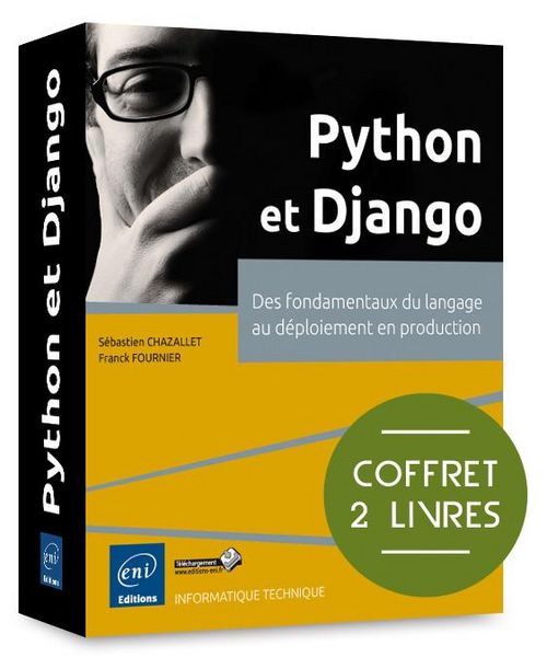 Produktbild: Python et Django - Coffret de 2 livres : Des fondamentaux du langage