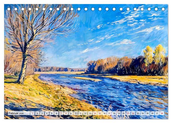 Produktbild: Sehnsucht nach Brandenburg - Zwischen Havel und Himmel (Tischkalender 2026 DIN A5 quer), CALVENDO Monatskalender
