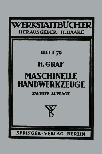 Produktbild: Maschinelle Handwerkzeuge