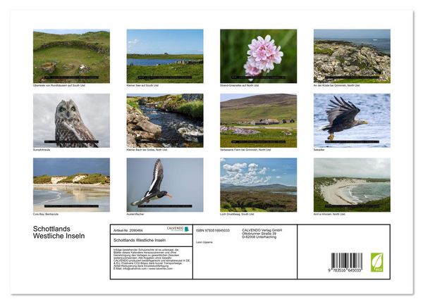 Produktbild: Schottlands Westliche Inseln (Wandkalender 2026 DIN A3 quer), CALVENDO Monatskalender
