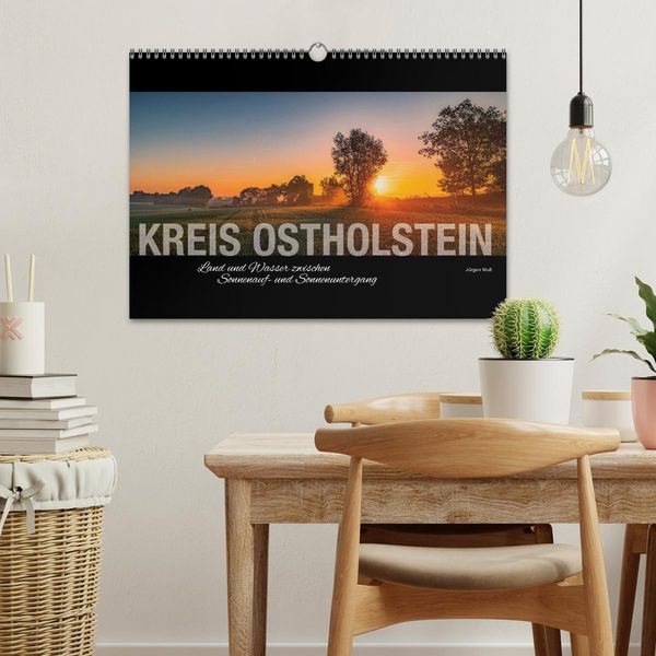 Produktbild: Kreis Ostholstein - Land und Wasser zwischen Sonnenauf- und Sonnenuntergang (Wandkalender 2026 DIN A3 quer), CALVENDO Monatskalender