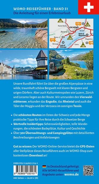 Produktbild: Entdeckertouren mit dem Wohnmobil Schweiz Der Osten