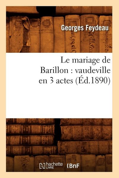 Produktbild: Le mariage de Barillon
