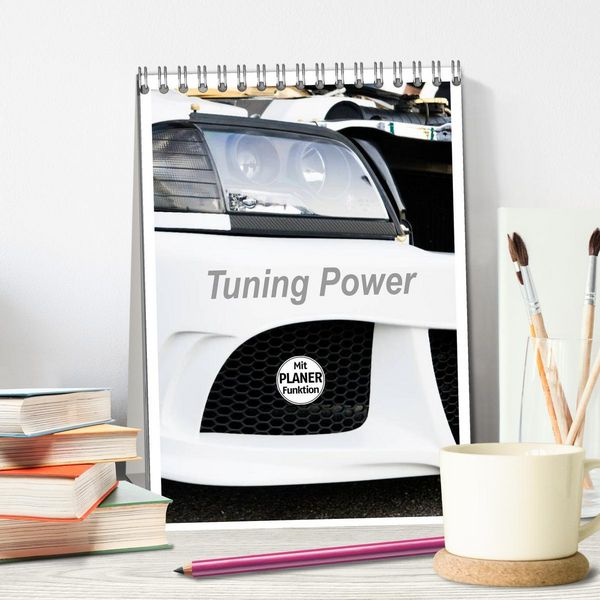 Produktbild: Tuning Power Planer (Tischkalender 2026 DIN A5 hoch), CALVENDO Monatskalender