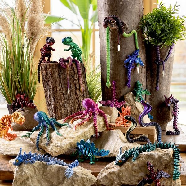 Produktbild: Felsen-Drache - Kristalltier, sort. im Display