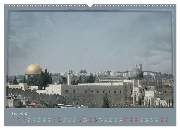 Produktbild: Unterwegs in Jerusalem (Wandkalender 2026 DIN A2 quer), CALVENDO Monatskalender