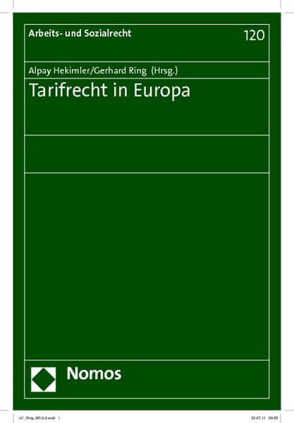 Produktbild: Tarifrecht in Europa