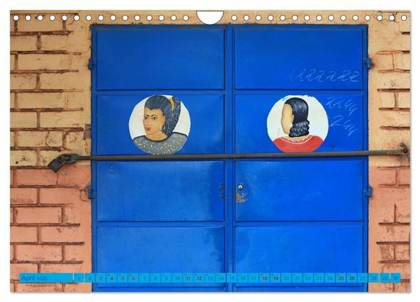 Produktbild: Benin M&auml;rkte Farben Voodoo (Wandkalender 2026 DIN A4 quer), CALVENDO Monatskalender