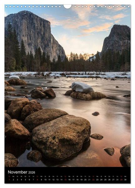 Produktbild: Idylle Pur - Der Yosemite National Park (Wandkalender 2026 DIN A3 hoch), CALVENDO Monatskalender