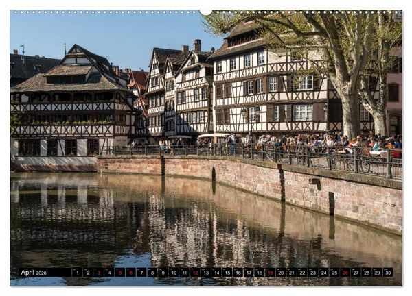 Produktbild: Frankreich - Strasbourg (Wandkalender 2026 DIN A2 quer), CALVENDO Monatskalender