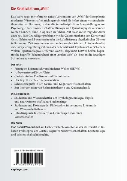 Produktbild: Die Relativit&auml;t von &bdquo;Welt&ldquo;