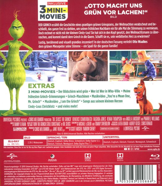 Produktbild: Der Grinch (2018) - Weihnachts-Edition