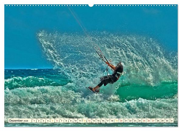Produktbild: Extremsport - mit vollem Risiko (hochwertiger Premium Wandkalender 2026 DIN A2 quer), Kunstdruck in Hochglanz