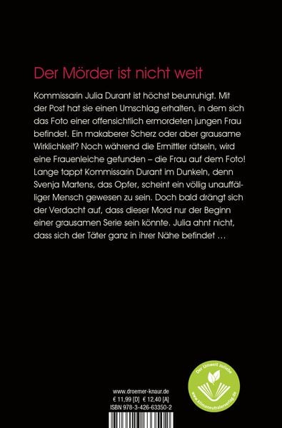 Produktbild: T&ouml;dliches Lachen / Julia Durant Band 9
