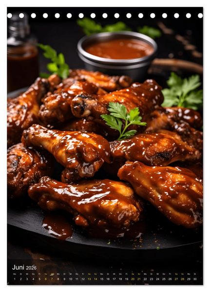 Produktbild: Meat Lovers - K&ouml;stliche Grill Abenteuer (Tischkalender 2026 DIN A5 hoch), CALVENDO Monatskalender