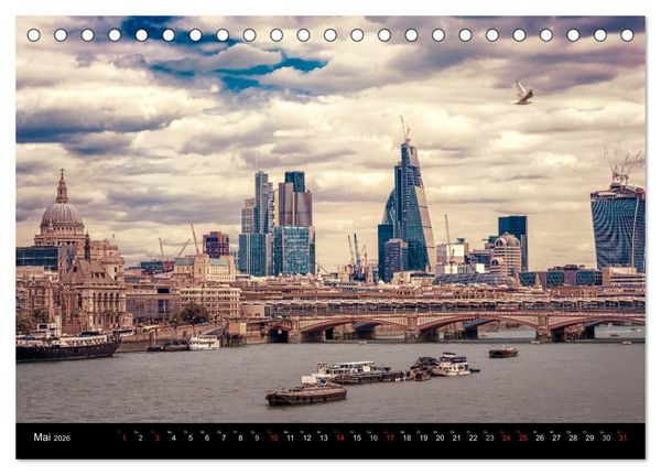 Produktbild: Weltmetropole London (Tischkalender 2026 DIN A5 quer), CALVENDO Monatskalender