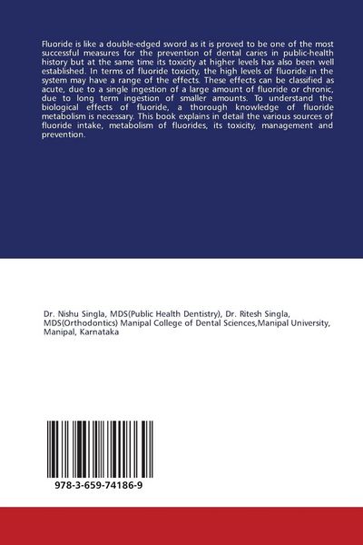 Produktbild: Metabolism and Toxicity Of Fluorides
