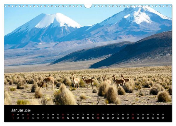 Produktbild: Bolivien (Wandkalender 2026 DIN A3 quer), CALVENDO Monatskalender