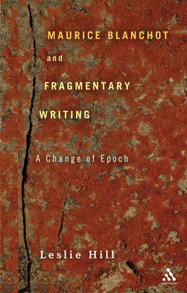 Produktbild: Maurice Blanchot and Fragmentary Writing