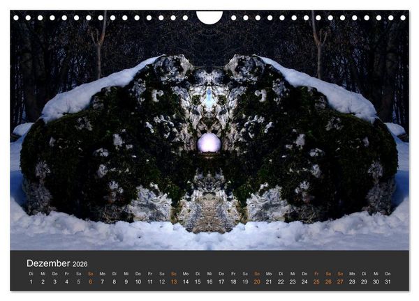 Produktbild: Spiegelwelten - Im Reich der Naturwesen (Wandkalender 2026 DIN A4 quer), CALVENDO Monatskalender