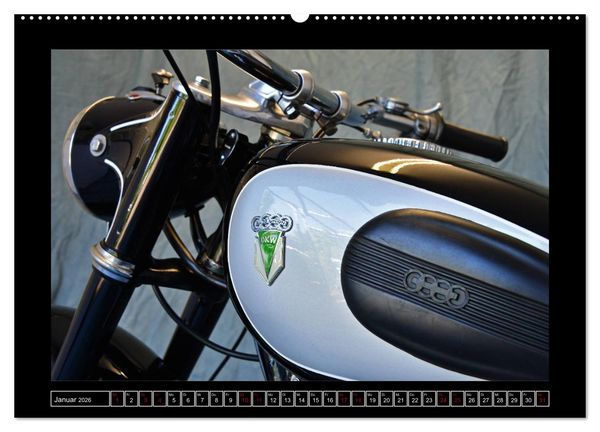 Produktbild: DKW RT 175 - Ein Motorrad der Auto Union (hochwertiger Premium Wandkalender 2026 DIN A2 quer), Kunstdruck in Hochglanz