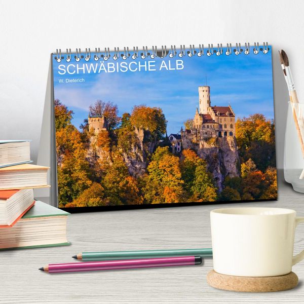 Produktbild: SCHW&Auml;BISCHE ALB W.Dieterich (Tischkalender 2026 DIN A5 quer), CALVENDO Monatskalender