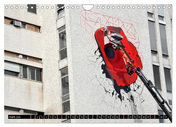 Produktbild: L'art des murs (Calendrier mural 2026 DIN A4 vertical), CALVENDO calendrier mensuel