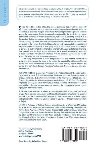 Produktbild: Korean Security in a Changing East Asia
