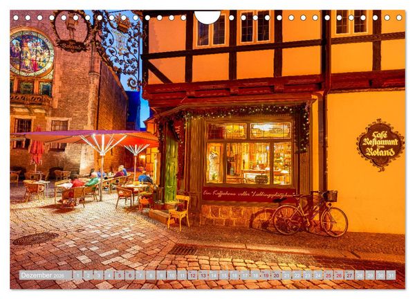 Produktbild: Quedlinburg - 1000 Jahre Geschichte im Harz (Wandkalender 2026 DIN A4 quer), CALVENDO Monatskalender