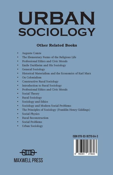 Produktbild: Urban Sociology
