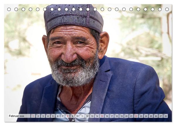 Produktbild: Menschen in Usbekistan (Tischkalender 2026 DIN A5 quer), CALVENDO Monatskalender