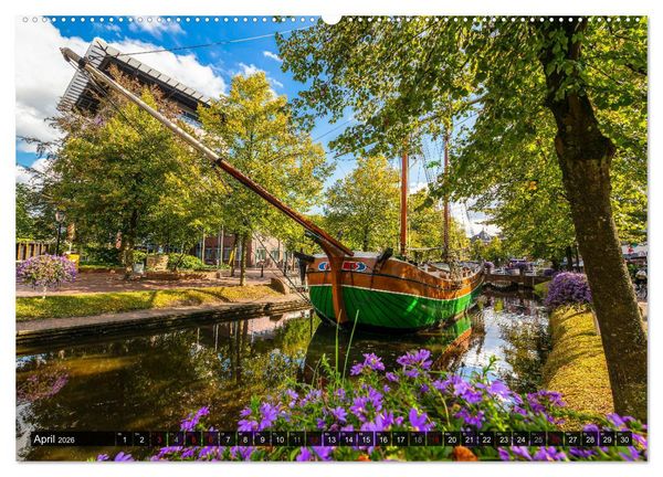 Produktbild: Papenburg - Venedig des Nordens (hochwertiger Premium Wandkalender 2026 DIN A2 quer), Kunstdruck in Hochglanz