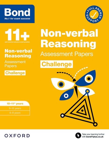 Produktbild: Bond 11+ Non-verbal Reasoning Challenge Assessment Papers 10-11 years: Ready for the 2026 exam (for GL Assessment & other 11 plus exams)