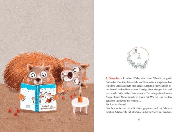 Produktbild: Ein Wombat im Schnee. Adventsgeschichte zum Vorlesen in 24 Kapiteln