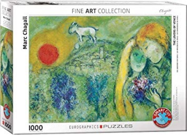 Eurographics 6000-0848 - Die Liebenden von Vence von Marc Chagall , Puzzle, 1.000 Teile