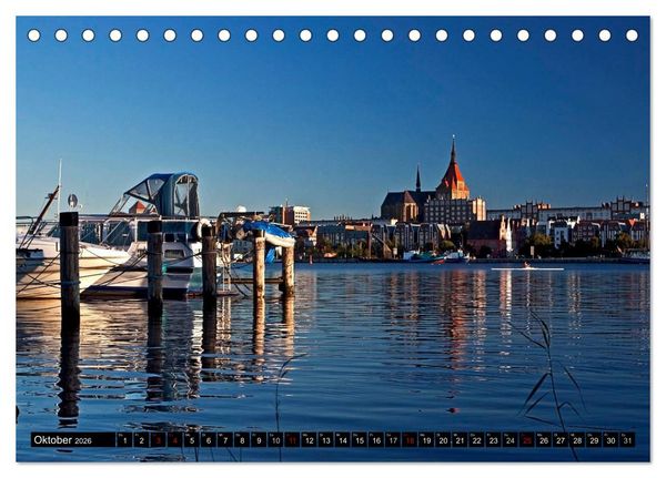Produktbild: Ostseeperle Rostock (Tischkalender 2026 DIN A5 quer), CALVENDO Monatskalender