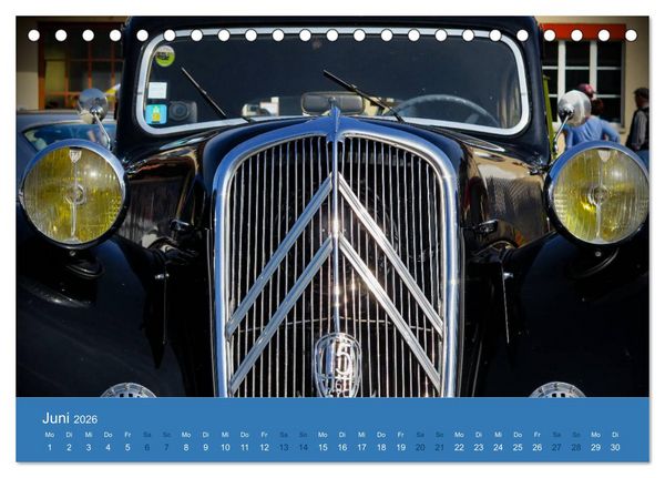 Produktbild: Citroen Traction Avant (Tischkalender 2026 DIN A5 quer), CALVENDO Monatskalender