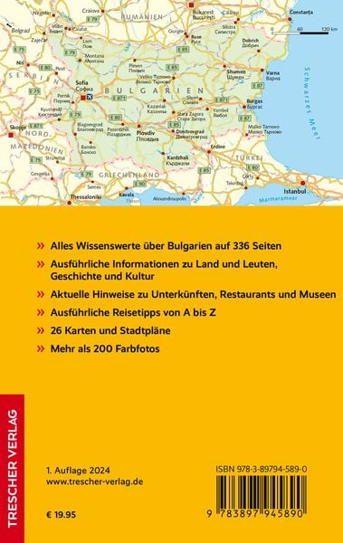 Produktbild: TRESCHER Reiseführer Bulgarien