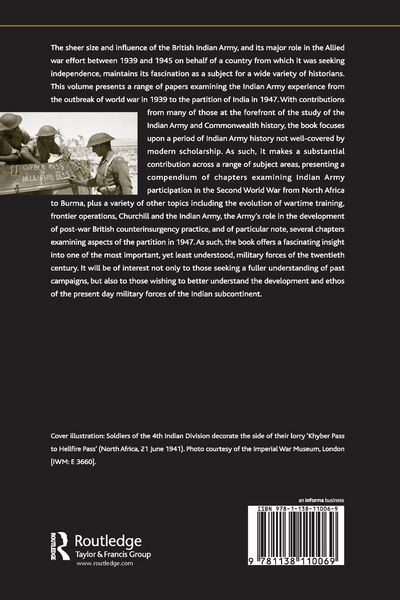 Produktbild: The Indian Army, 1939-47