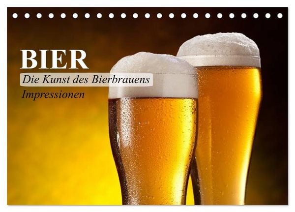 Produktbild: Bier. Die Kunst des Bierbrauens. Impressionen (Tischkalender 2026 DIN A5 quer), CALVENDO Monatskalender