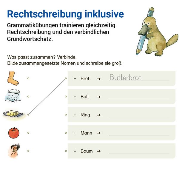 Produktbild: Grammatik mit Rico Schnabel, Klasse 4